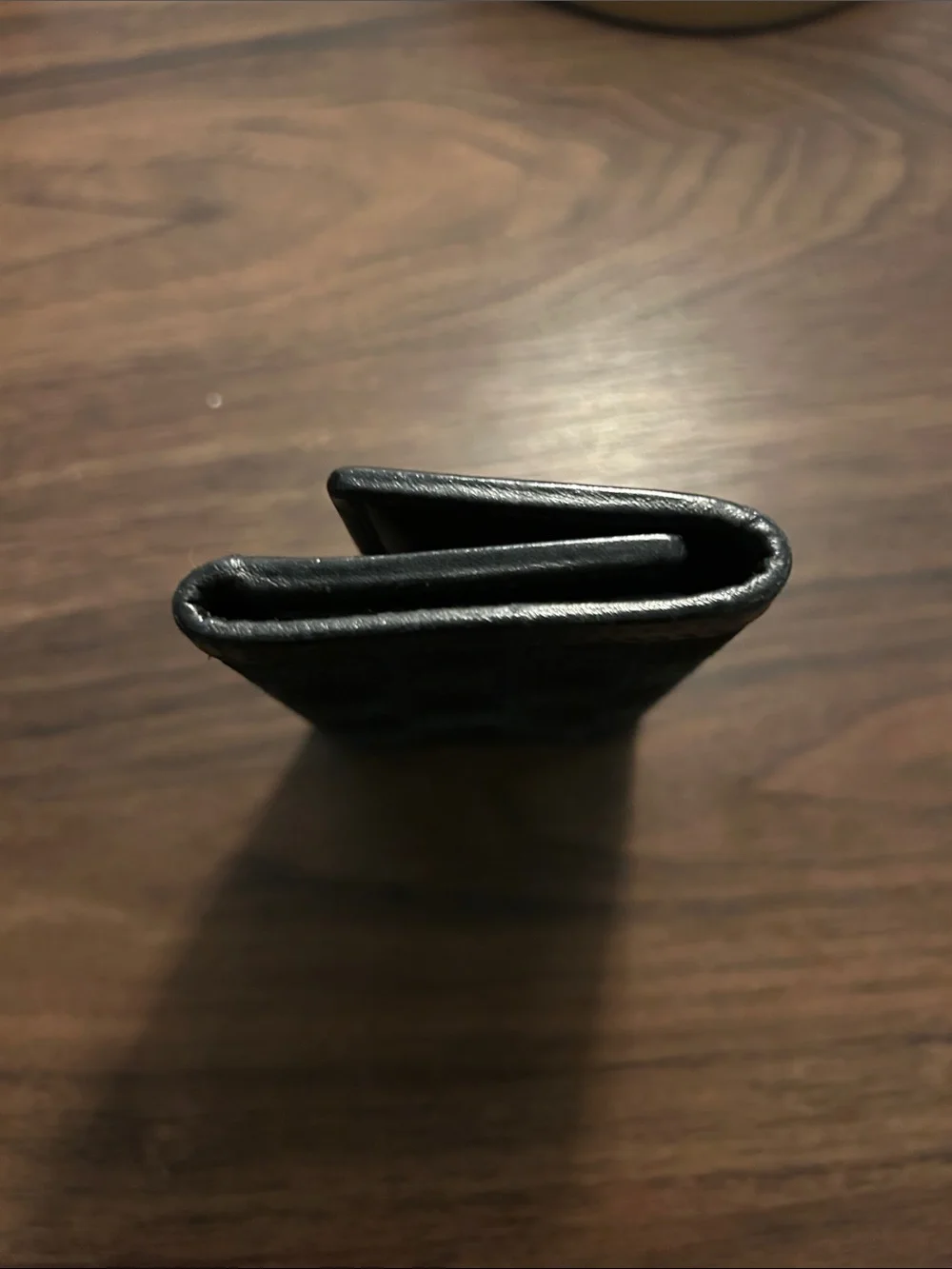 Gucci Black Canvas Trifold Key Holder Wallet